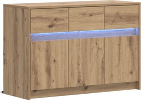 vidaXL Ντουλάπι TV 91 x 34 x 61 εκ. Artisan Δρυς Επεξεργασμένο Ξύλο