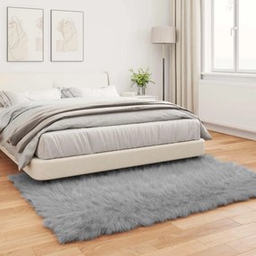 vidaXL Χαλί από τεχνητό πρόβειο δέρμα TAFALLA Γκρι 160 x 230 cm