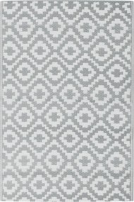 vidaXL Χαλί εξωτερικού χώρου ARAKIL γκρι 120x180 cm PP