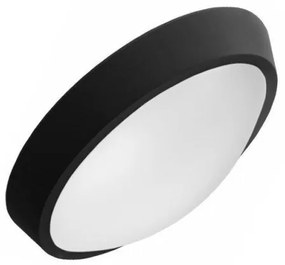 Πλαφονιέρα- Απλίκα Οβάλ Led 15W λευκό ή μαύρο Lumen-21-240151-Μαύρο 21-240151