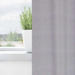 vidaXL Κουρτίνες 2 pcs Μεταλλικό Γκρι 140x140cm Πολυεστέρας
