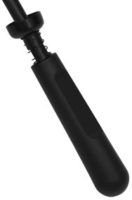 vidaXL Ομπρέλα Μαύρη 130 εκ.