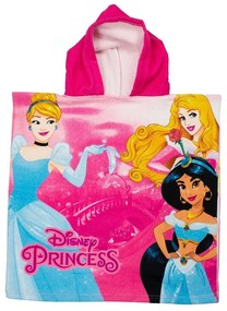 Πόντσο Θαλάσσης Quick Dry Disney Home Princess 24 Pink DimCol