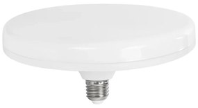 GloboStar® 60073 Λάμπα LED E27 UFO F220 32W 230V 3104lm 180° AC 220-240V IP20 Φυσικό Λευκό 4500K - Μ22 x Π22 x Υ7cm - 3 Χρόνια Εγγύηση