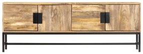 vidaXL Έπιπλο Τηλεόρασης 140 x 30 x 50 εκ. από Μασίφ Ξύλο Μάνγκο