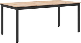 vidaXL Τραπεζαρία Φυσικό 180 x 90 x 75 cm Στερεά ξυλεία πεύκου
