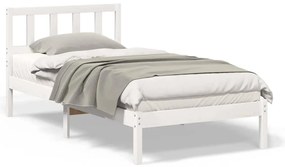 vidaXL Σκελετός Κρεβατιού Καφέ 100 x 200 cm Μασίφ ξύλο πεύκου