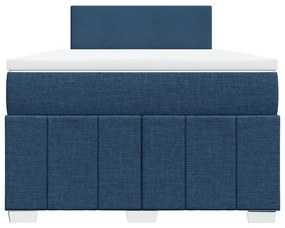 ΚΡΕΒΑΤΙ BOXSPRING ΜΕ ΣΤΡΩΜΑ ΜΠΛΕ 120X200 ΕΚ. ΥΦΑΣΜΑΤΙΝΟ 3287034