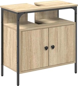 vidaXL Ντουλάπι Μπάνιου Μπεζ 60 x 30 x 60 cm Επεξεργασμένο ξύλο