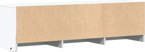 vidaXL Ντουλάπι TV με led Λευκό 140 x 34 x 40 εκ Επεξεργασμένο ξύλο