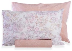 Σετ Σεντόνια Μονά Frezia Salmon 2x(170×270) + 1x(52x 72) Nef-Nef Homeware