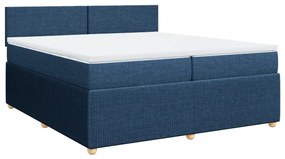 ΚΡΕΒΑΤΙ BOXSPRING ΜΕ ΣΤΡΩΜΑ ΜΠΛΕ 200X200 ΕΚ. ΥΦΑΣΜΑΤΙΝΟ 3289862