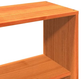 Σκελετός Κρεβ. Χωρίς Στρώμα Καφέ Κεριού 120x190 εκ Μασίφ Πεύκο - Καφέ