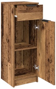 vidaXL Ντουλάπι Μπάνιου Παλιού Ξύλου 32x34x90 εκ. Κατασκευασμένο Ξύλο