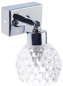 Σποτ Μονόφωτο Aca Ostrava AD757141 Chrome/Clear