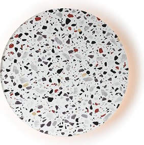 Απλίκα Τοίχου LED Aca Eclipse ZM1724LEDWT Terrazzo