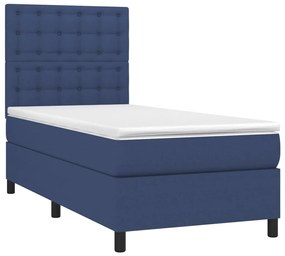 ΚΡΕΒΑΤΙ BOXSPRING ΜΕ ΣΤΡΩΜΑ ΜΠΛΕ 100 X 200 ΕΚ. ΥΦΑΣΜΑΤΙΝΟ 3142079