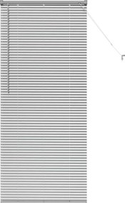 vidaXL Βενετσιάνικες Ρόδες Ασημί 175 x 80 εκ Αλουμίνιο