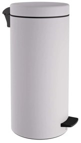 Κάδος Απορριμμάτων (Φ25x53) Pam &amp; Co 25lt 2553 Matt White