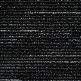 vidaXL Πλακάκι Χαλιού Ριγέ Μαύρο 50 x 50 cm 36 pcs