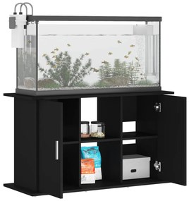 vidaXL Βάση Ενυδρείου Μαύρη 101 x 41 x 58 εκ. από Επεξεργασμένο Ξύλο