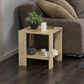 Βοηθητικό Τραπεζάκι Sapphire Δρυς GACLUS 40x42x40