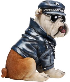 Διακοσμητικός Κουμπαράς Punk Dog Πολύχρωμο 19x16x22εκ. - Πολύχρωμο