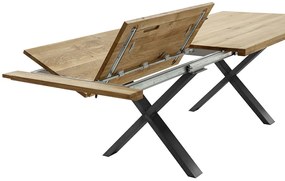 Bali Καρεκλα Relax Μαύρη + Υποπόδιο 83x86x102 cm