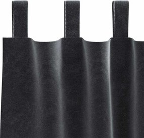 vidaXL Κουρτίνες 2 τμχ. Σκούρο Γκρι 140 x 225 cm Βελούδο