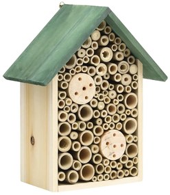 vidaXL Ξενοδοχεία Εντόμων 2 τεμ. 23 x 14 x 29 εκ. Μασίφ Ξύλο Ελάτης