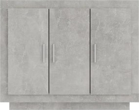 vidaXL Ντουλάπι Γκρι Σκυροδέματος 92 x 35 x 75 εκ. Επεξεργασμένο Ξύλο
