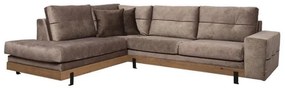 Corner Sofa Murcia Left Corner Brown 280*220 cm