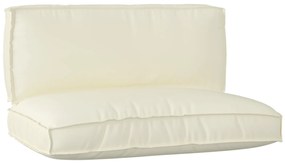 vidaXL Σετ Μαξιλαριών Πάγου 2 pcs Κρεμ 120 x 80 x 12 cm Ύφασμα Oxford