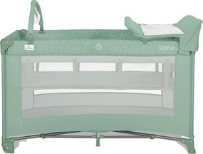BABY COT TORINO 2 LAYERS PLUS GREEN