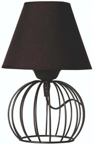 Φωτιστικό Επιτραπέζιο Shape 202-0057 16x16x30cm 1xE27 Black GloboStar