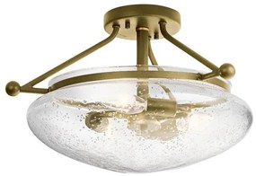 Πλαφονιέρα Φωτιστικό Οροφής 3xE14 Belle Quintiesse Elstead Lighting-QN-BELLE-SF-BNB-Ορείχαλκος QN-BELLE-SF-BNB