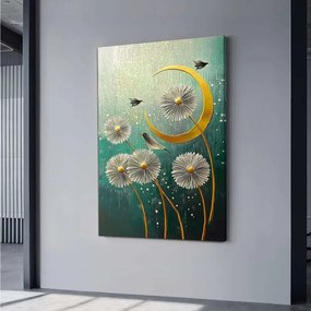 Πίνακας σε καμβά "Wildflowers" Megapap ψηφιακής εκτύπωσης 70x100x3εκ.