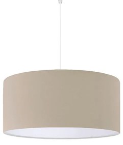 Φωτιστικό οροφής μονόφωτο PWL-1091 Ε27 σε μπεζ απόχρωση Φ38x21εκ 38x38x21 εκ.