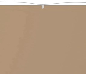 Τέντα Κάθετη Taupe 140 x 600 εκ. από Ύφασμα Oxford - Μπεζ-Γκρι