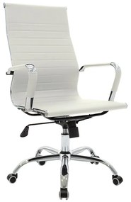Καρέκλα γραφείου διευθυντή Valter pakoworld PU λευκό Model: 128-000010