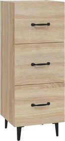 vidaXL Ντουλάπι Sonoma Δρυς 34,5x34x90 εκ. από Επεξεργασμένο Ξύλο