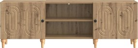 vidaXL Ντουλάπι TV 150 x 31 x 50 εκ. Artisan Δρυς Επεξεργασμένο Ξύλο