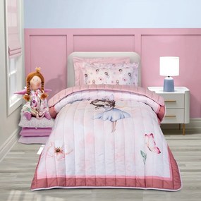 Πάπλωμα Παιδικό 8849 Pink-Rose Greenwich Polo Club Μονό 160x220cm Microfiber