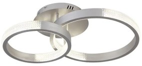 Φωτιστικό Οροφής C88070/2 Ακρυλικό LED 3000K-6000K Sunlight-C88070/2-SLV-Χρυσό C88070/2-SLV