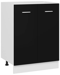 vidaXL Ντουλάπι "Lyon" Μαύρο 60x46x81,5 εκ. από Τεχνητό Ξύλο