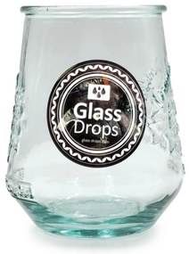 Ποτήρι Glass Drops Αuthentic Est. 1896 (2396) Από ανακυκλωμένο γυαλί, Χωρητικότητας 400ml, Διαστάσεων Ø 9 x Υ 11 cm
