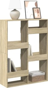 vidaXL Βιβλιοθήκη Sonoma Δρυς 100x33x135 εκ. από Επεξεργασμένο Ξύλο