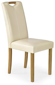 CARO chair, color: beech / cream DIOMMI V-CH-CARO-KR-KREMOWY DIOMMI-60-20488