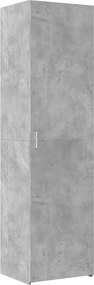 vidaXL Ντουλάπι Αποθήκευσης Στενό Γκρι 50x42,5x225 εκ. Επεξεργ. Ξύλο