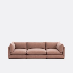 Αρθρωτός καναπές 3 θέσεων από υφασμα MALO